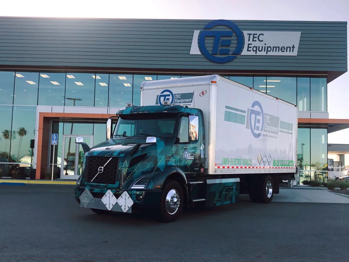 First Electric Volvo VNR Deployed at TEC Equipment – Fontana
