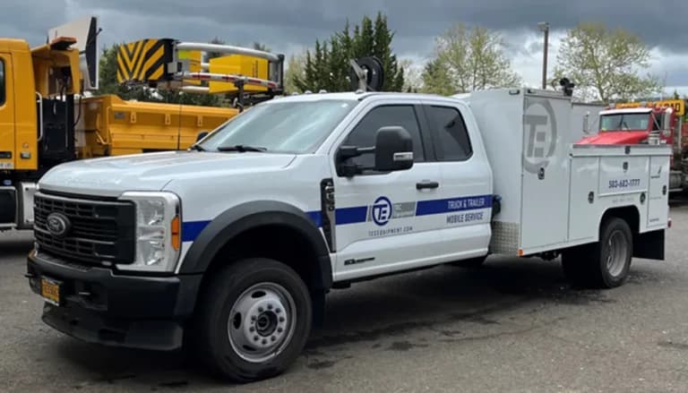 TEC Equipment mobile service truck.