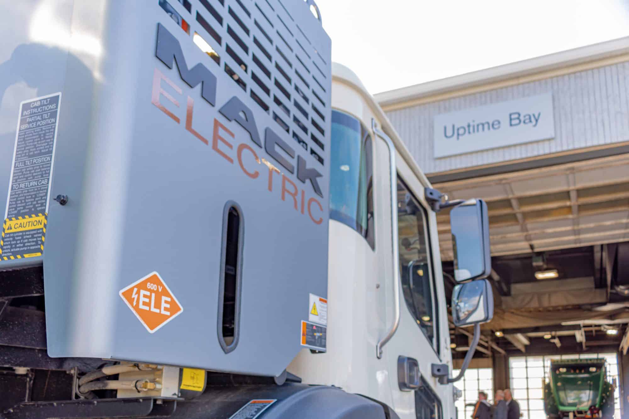 Mack electric truck battery