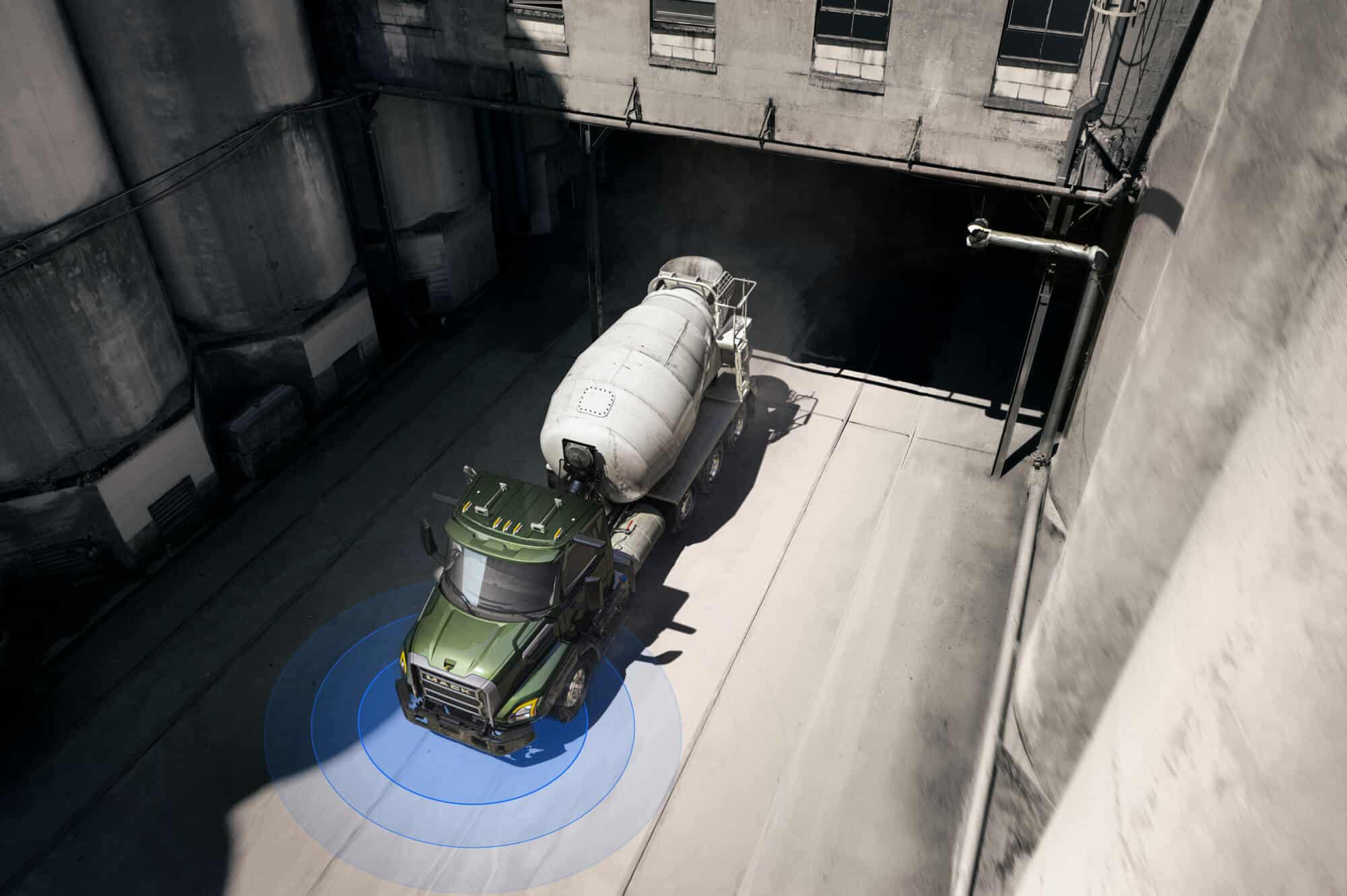 Ariel view of Green Mack Granite Mixer