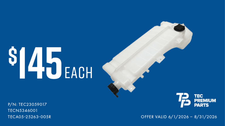 TEC Premium Parts Coolant Reservoir Tanks offer details