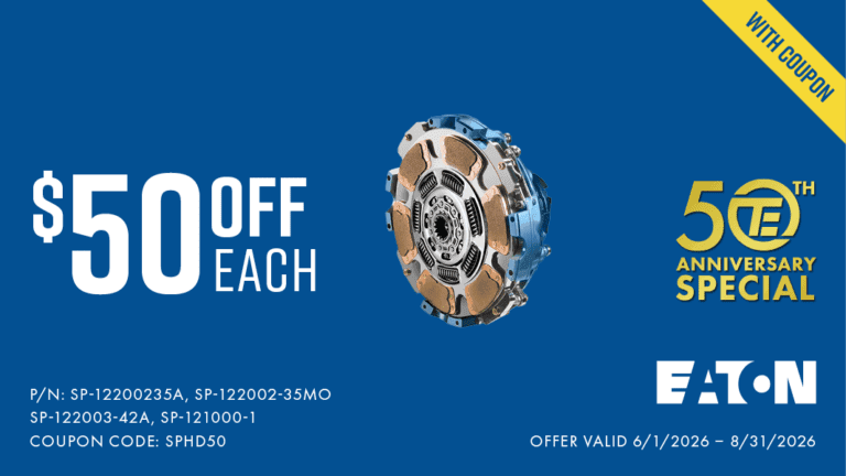 Eaton Heavy-Duty ECA Clutches offer details