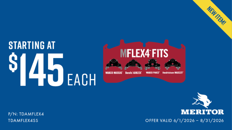Meritor Flex4 Air Disc Brake Pad offer details