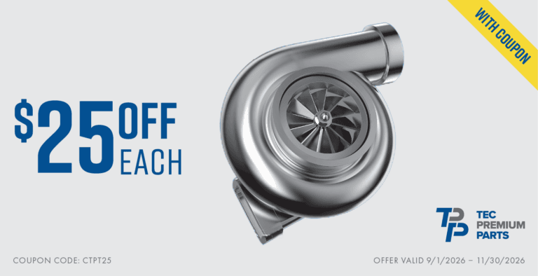 TEC PREMIUM PARTS REMAN TURBOCHARGERS offer details