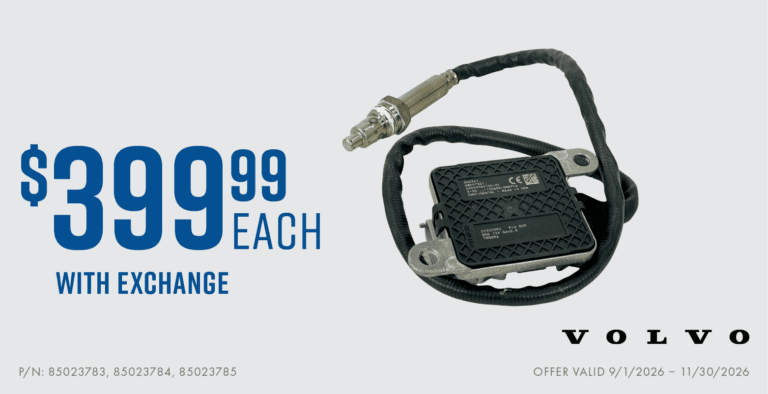 VOLVO REMAN NOX SENSORS offer details